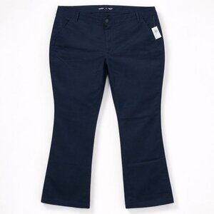 NWT Old Navy Black Bootcut Uniform Pants Women Size 22 Stretch Work Career Plus